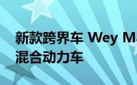 新款跨界车 Wey Macchiato 改装了可充电混合动力车