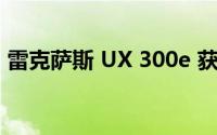 雷克萨斯 UX 300e 获得 1:10 比例的纸模型