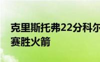 克里斯托弗22分科尔安东尼15分魔术夏季联赛胜火箭