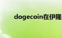 dogecoin在伊隆马斯克晒推特公关