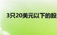 3只20美元以下的股票准备在2021年上�