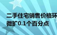 二手住宅销售价格环比上涨0.7%涨幅比上月微扩0.1个百分点