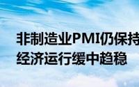 非制造业PMI仍保持在53%以上的相对高位经济运行缓中趋稳