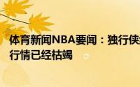 体育新闻NBA要闻：独行侠绝对有意得到马尔卡宁后者市场行情已经枯竭