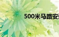 500米马路安装30个摄像头