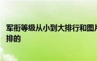 军衔等级从小到大排行和图片 军衔等级排名从小到大是怎样排的