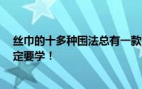 丝巾的十多种围法总有一款适合你 丝巾的各种围法 女人一定要学！