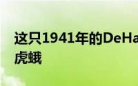 这只1941年的DeHavilland是一只双翅金属虎蛾