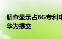 调查显示占6G专利申请的40%其中大部分由华为提交