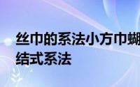 丝巾的系法小方巾蝴蝶结 方巾丝巾的小蝴蝶结式系法