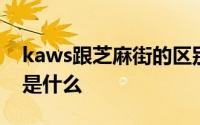 kaws跟芝麻街的区别 kaws和芝麻街的关系是什么