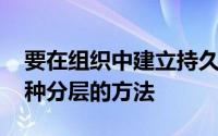 要在组织中建立持久的人工智能功能 需要一种分层的方法