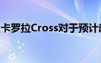 卡罗拉Cross对于预计起价为23,000美元左右