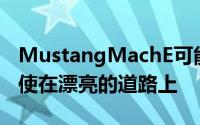 MustangMachE可能具有更多的绝缘性但即使在漂亮的道路上