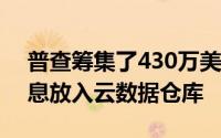 普查筹集了430万美元的种子资金 将产品信息放入云数据仓库