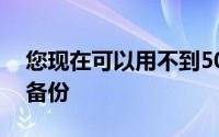 您现在可以用不到50美元的价格获得终身云备份