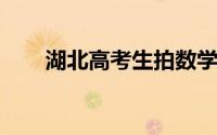 湖北高考生拍数学题上传被认定作弊