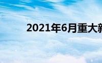 2021年6月重大新闻事件摘抄最新