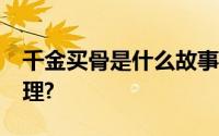 千金买骨是什么故事?千金买骨说明了什么道理?