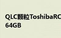 QLC颗粒ToshibaRC100SSD曝光单Die可达64GB