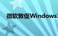 微软敦促Windows11用户切换到测试版