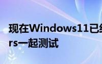 现在Windows11已经发布并且正在与Insiders一起测试