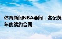 体育新闻NBA要闻：名记黄蜂与主帅博雷戈正在敲定一份多年的续约合同