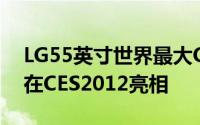 LG55英寸世界最大OLEDHDTV面板发布将在CES2012亮相