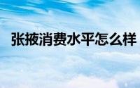 张掖消费水平怎么样（张掖消费水平高吗）