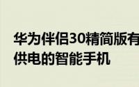 华为伴侣30精简版有可能成为第一个鸿蒙OS供电的智能手机