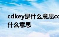 cdkey是什么意思cdkey怎么领取 cdkey是什么意思