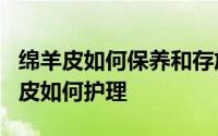 绵羊皮如何保养和存放_绵羊皮如何保养_绵羊皮如何护理