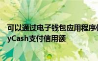 可以通过电子钱包应用程序使用关联的银行帐户或ApplePayCash支付信用额