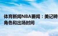 体育新闻NBA要闻：美记骑士已经和乐福讨论过其新赛季的角色和出场时间