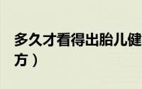 多久才看得出胎儿健康（鉴别胎儿性别6个妙方）