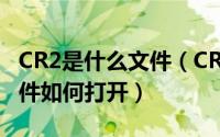 CR2是什么文件（CR2是什么格式文件CR2文件如何打开）