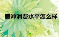 腾冲消费水平怎么样（腾冲消费水平高吗）