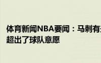 体育新闻NBA要闻：马刺有兴趣签下马尔卡宁但后者的要价超出了球队意愿