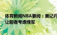 体育新闻NBA要闻：美记丹尼-格林与乌度卡的关系可能会让前者考虑绿军