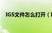 IGS文件怎么打开（IGS是什么格式文件）