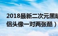 2018最新二次元黑暗系情侣头像（二次元情侣头像一对两张酷）