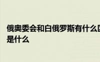 俄奥委会和白俄罗斯有什么区别 俄罗斯奥委会和俄罗斯区别是什么