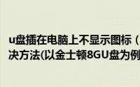 u盘插在电脑上不显示图标（U盘插到电脑上不显示图标的解决方法(以金士顿8GU盘为例)）