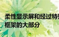 柔性显示屏和经过特殊设计的铰链构成了设备框架的大部分