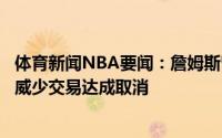 体育新闻NBA要闻：詹姆斯曾和德罗赞商讨加盟事宜最终因威少交易达成取消