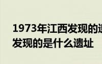 1973年江西发现的遗址是哪里 1973年江西发现的是什么遗址