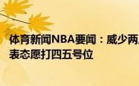 体育新闻NBA要闻：威少两周前曾与詹眉交流加盟湖人詹眉表态愿打四五号位