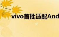 vivo首批适配Android 13 Beta版本