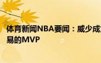 体育新闻NBA要闻：威少成为历史上首位连续三个赛季被交易的MVP