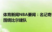 体育新闻NBA要闻：名记奇才希望交易威少能让比尔满意将围绕比尔建队